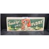 Image 1 : EARLY 7UP "FRESH UP" FLOAT PAPER SIGN
