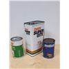 Image 2 : THREE VINTAGE OIL TINS