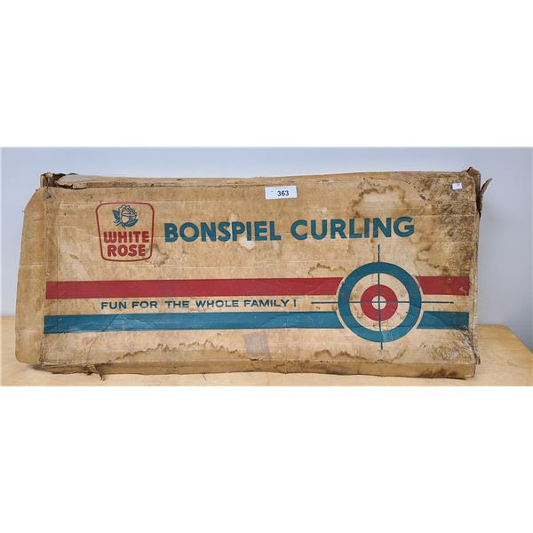 VINTAGE WHITE ROSE BONSPIEL CURLING GAME