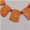 Image 2 : Quail Ridge Orange Impression Jasper Necklace