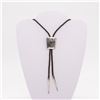 Image 1 : Navajo Sterling Storyteller Bolo Tie by Tom Billy