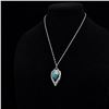 Image 1 : Sterling Wrapped Labradorite Pendant Necklace