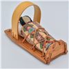 Image 2 : 2009 Navajo Cedar Cradle Board and Doll