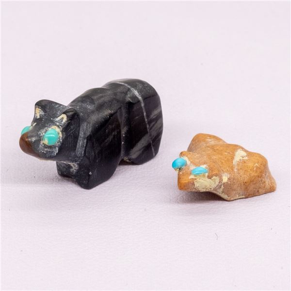 2 Micro Miniature Zuni Fetishes