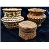 Image 1 : 3 Tarahumara Double Weave Baskets