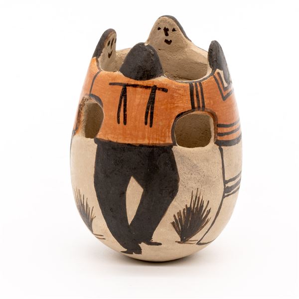 Tohono O'odham Friendship Pottery Jar by Angea