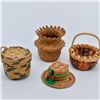 Image 1 : 4 Miniature Tarahumara Baskets