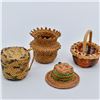 Image 2 : 4 Miniature Tarahumara Baskets