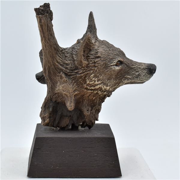 Limited Edition Wolf Statue by Rick Cain