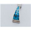 Image 3 : Navajo Sterling Inlay Turquoise Watch Band