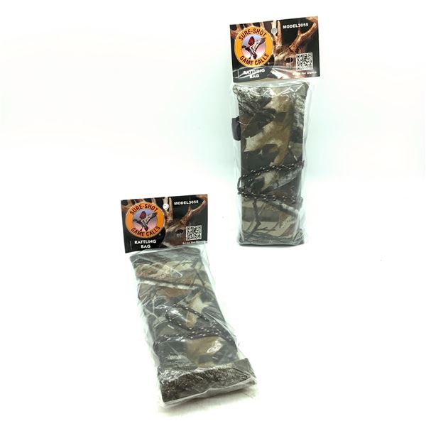Sure-Shot Rattling Bag Deer Call, New x 2