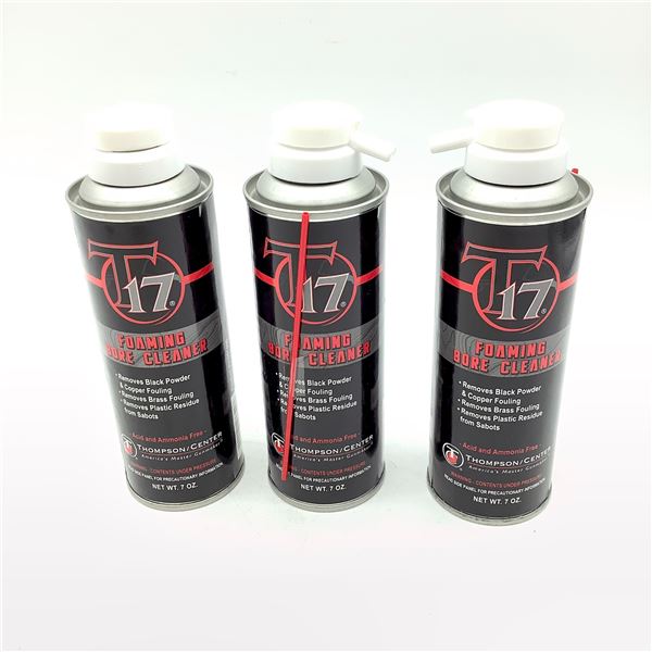 Thompson Center T17 Foaming Bore Cleaner x 3, New