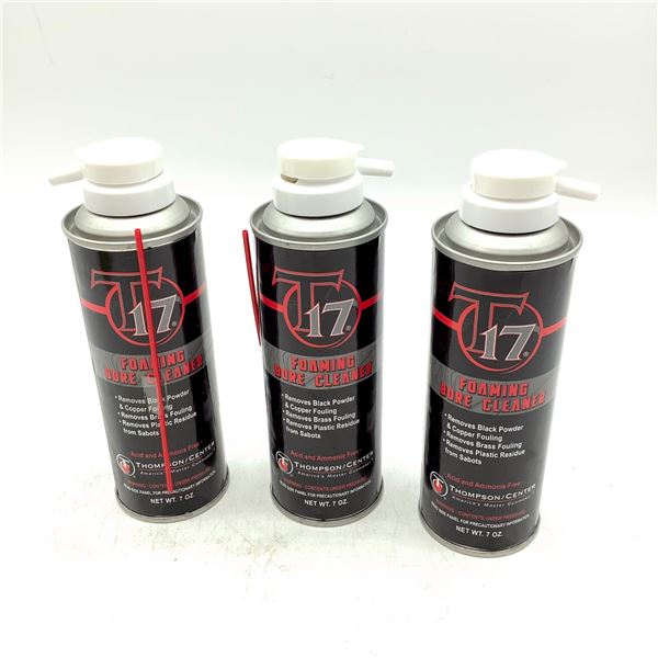 Thompson Center T17 Foaming Bore Cleaner x 3, New