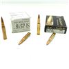 Image 1 : Sellier & Bellot 8 X 57 JS FMJ 196 Gr 20 Rds and Techcrim 8 X 57 IS 197.5 Gr FMJ Ammunition, 20 Rds