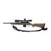 Image 2 : Tan Ruger American Bolt Action Rifle 223 Rem 16.5" Threaded Barrel With 5-15 Bushnell Scope