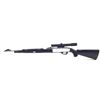 Image 2 : Remington Nylon 66 22 LR Semi Auto Rifle, Stainless/ Black with Bushnell Scopechief 3-8 X Scope