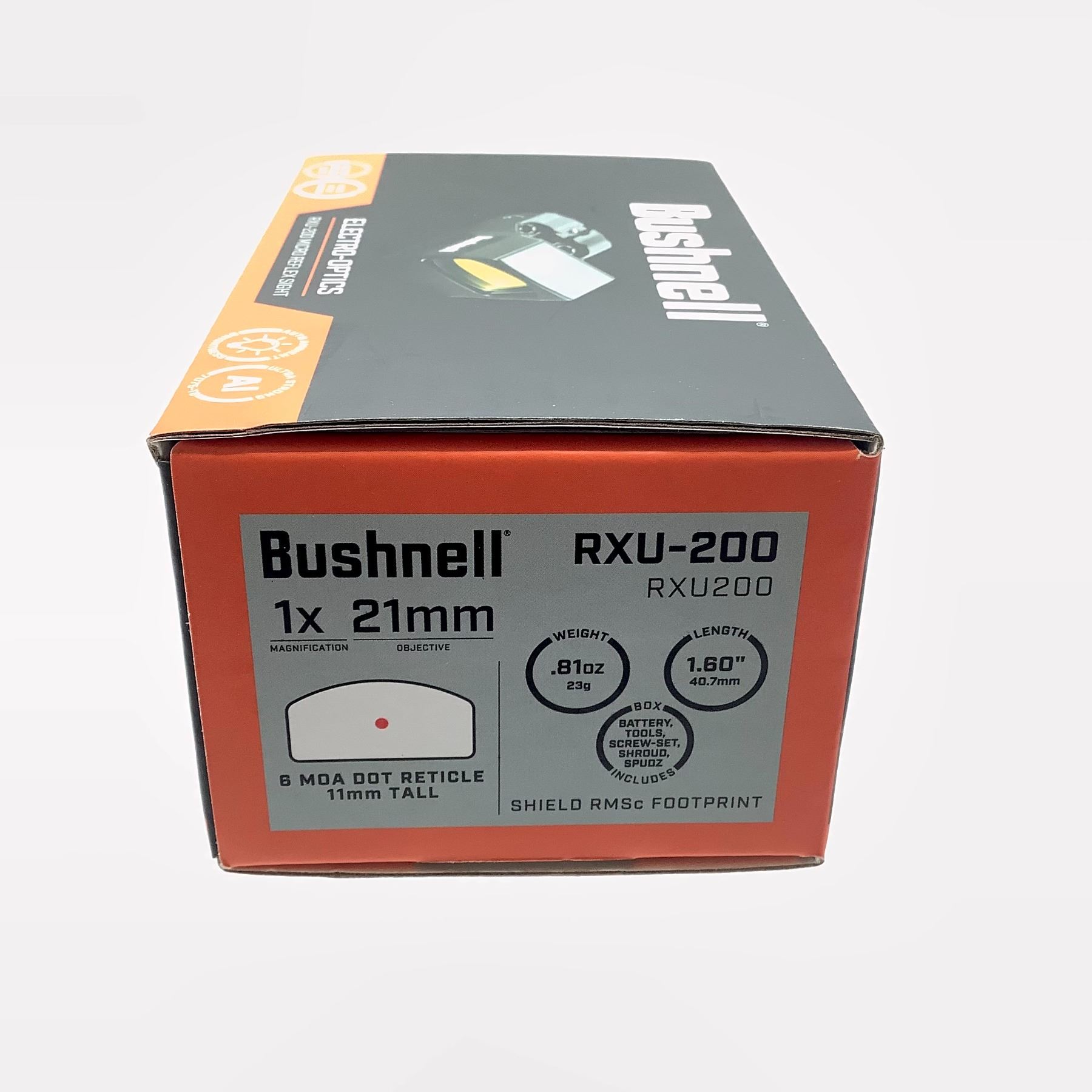 Bushnell RXU 200 Micro Reflex Sight 6 MOA Dot New bushnell-rxu-200-micro-reflex-sight-6-moa-dot-new