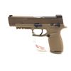 Image 2 : Sig Sauer P320 Semi Auto Pistol M17 9mm 4.7" Barrel Coyote Optics Ready, New, Restricted