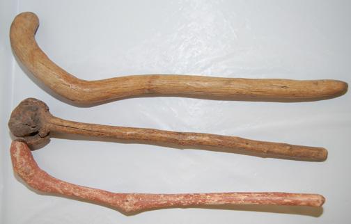 SIX HOPI RABBIT STICKS