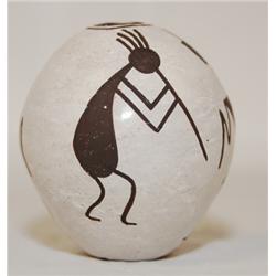 ACOMA POTTERY SEED JAR