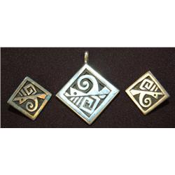 HOPI PENDANT AND EARRINGS