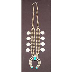NAVAJO SQUASH BLOSSOM NECKLACE