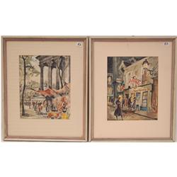 TWO WESTERN PAINTINGS