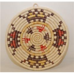 HOPI BASKETRY PLAQUE