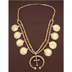 NAVAJO SQUASH BLOSSOM NECKLACE