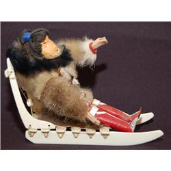 ESKIMO SLED & DOLL