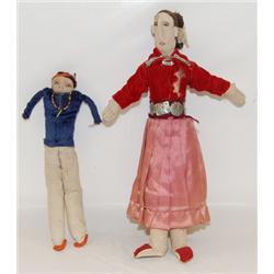 TWO NAVAJO DOLLS
