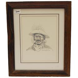 WESTERN PENCIL SKETCH