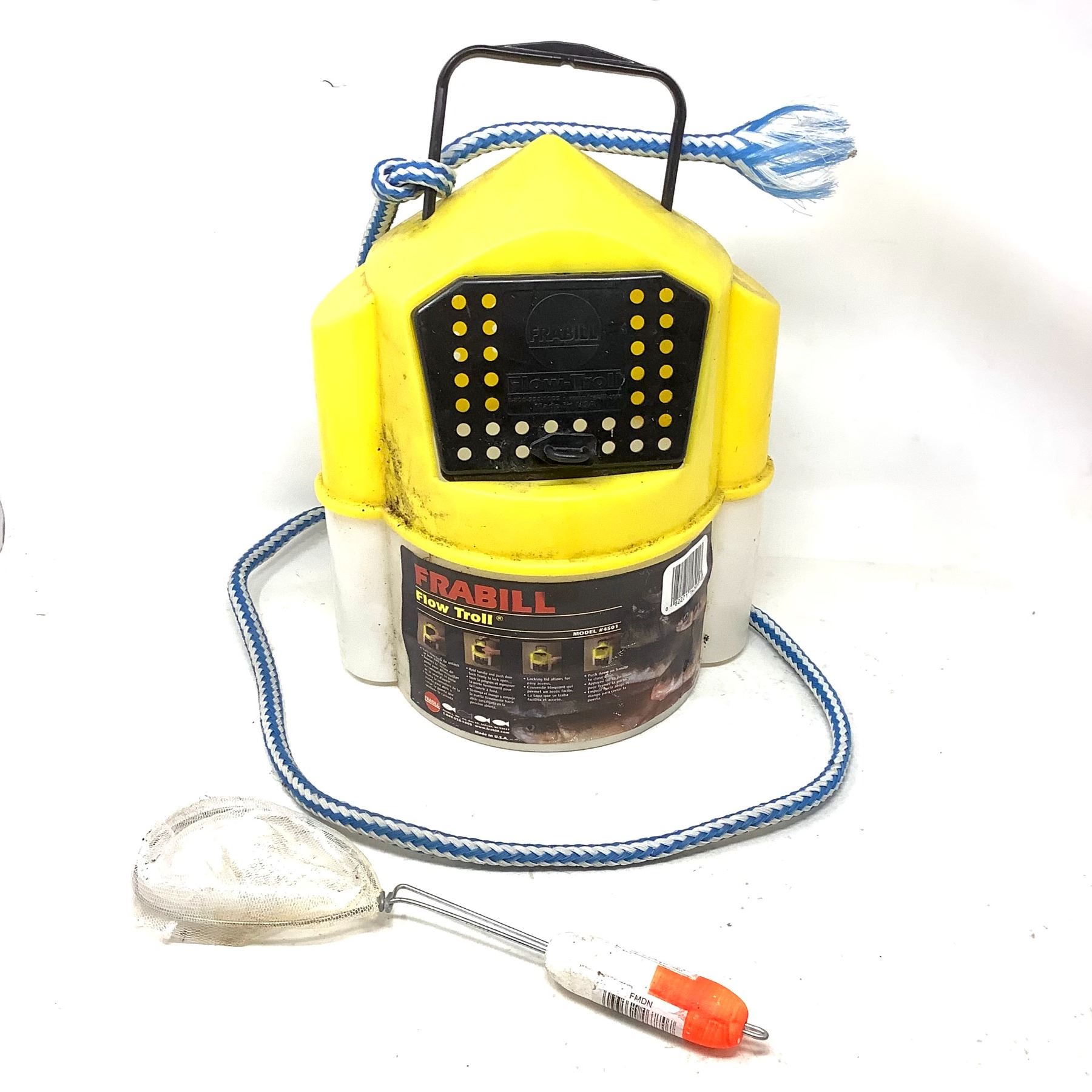 Frabill Flow Troll Minnow Bucket and Net