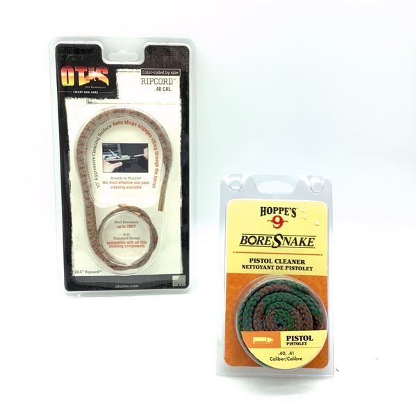 Bore Snakes, 40 Cal X 2, New