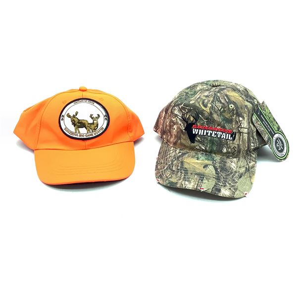 Canadian Whitetail Ball Hat and Ontario 2014 Successful Hunter Orange Hat