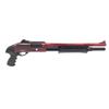 Image 1 : Canuck Freedom Enforcer 12Ga Pump Action Shotgun 17" Barrel 3" Chamber 3 Stocks Black/Red, New