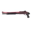Image 2 : Canuck Freedom Enforcer 12Ga Pump Action Shotgun 17" Barrel 3" Chamber 3 Stocks Black/Red, New
