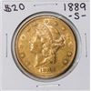 Image 1 : 1889-S $20 Liberty Head Double Eagle Gold Coin