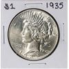 Image 1 : 1935 $1 Peace Silver Dollar Coin