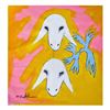 Image 1 : Menashe Kadishman Original Acrylic On Canvas