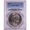 Image 1 : 1971 $1 Eisenhower Dollar Coin PCGS MS65