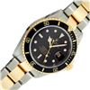 Image 2 : Rolex Men's Two Tone Stainless Steel & Yellow Gold Submariner Watch