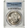 Image 1 : 1884-O $1 Morgan Silver Dollar Coin PCGS MS63