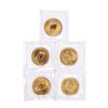 Image 1 : Lot of (5) Sealed 1997 Canadian $5 Maple Leaf Gold Coins