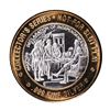 Image 1 : .999 Silver Taj Mahal Casino Atlantic City, NJ $10 Limited Edition Gaming Token