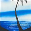 Image 2 : Wyland "Palm Trees" Original Watercolor On Paper