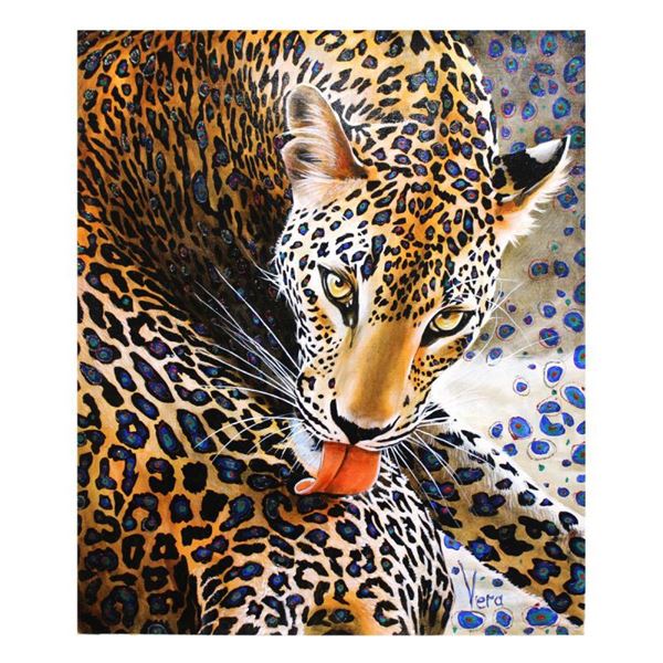 Vera Goncharenko "Licking" Limited Edition Giclee On Canvas