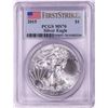 Image 1 : 2015 $1 American Silver Eagle Coin PCGS MS70 First Strike