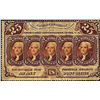 Image 1 : July 17, 1862 First Issue Twenty-Five Cents Fractional Currency Note Perforated