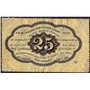 Image 2 : July 17, 1862 First Issue Twenty-Five Cents Fractional Currency Note Perforated